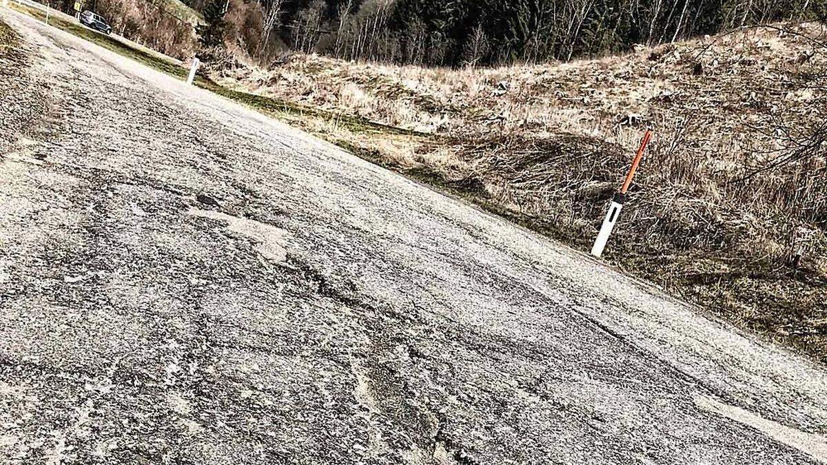 Arbeiten an der Klippitztörl Straße werden durchgeführt