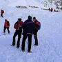 Lawinensuchtrupps im Einsatz (Archivbild)