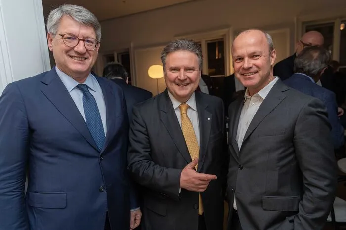 Styria-Chefetage: Markus Mair (rechts) und Kurt Kribitz (links) mit Bürgermeister Michael Ludwig