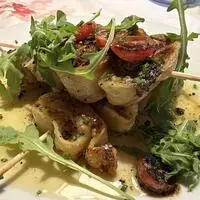 „Angeprantschelter“ Käsnudelspieß