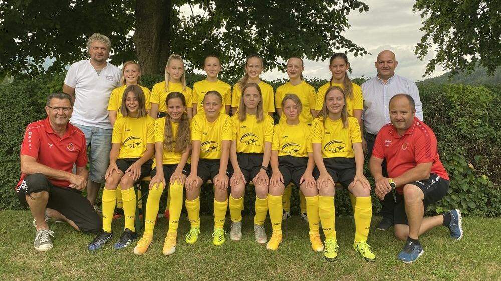 Die Mädchenmannschaft des SV Rothenthurn