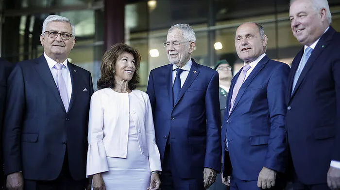 Alfred Riedl, Brigitte Bierlein, Alexander Van der Bellen, Wolfgang Sobotka, Hermann Schützenhöfer