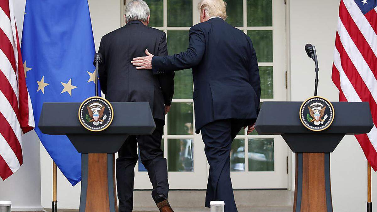 Jean-Claude Juncker und Donald Trump