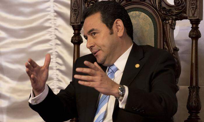 Präsident Jimmy Morales