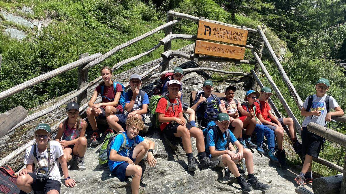 Die Junior-Ranger legten im Nationalpark Hohe Tauern während ihrer Ausbildung 80 Kilometer zurück