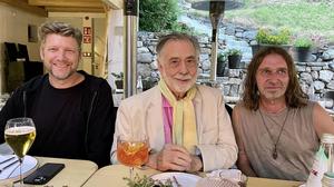 Alex Barendregt, Francis Ford Coppola und Künstler Johannes Stötter 