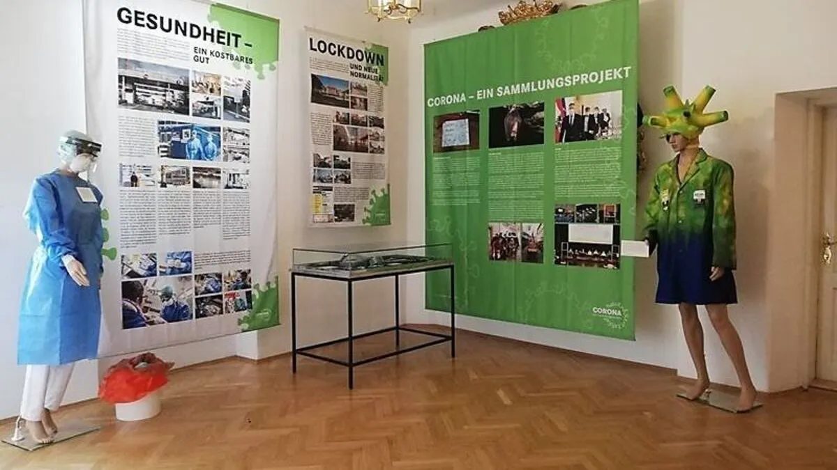 Das Museum der Stadt Villach kuratierte eine Ausstellung zur Corona-Pandemie