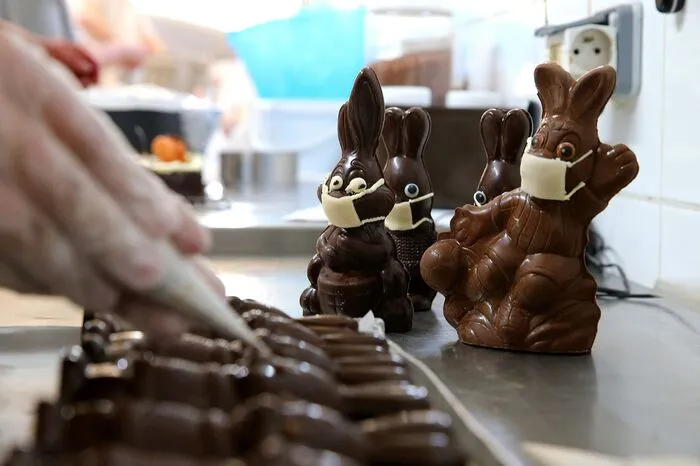 Daran nahmen sich sowohl die Osterhasen . . .