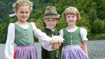 Auch die jungen Besucher freuen sich schon aufs größte Blumenfest Österreichs