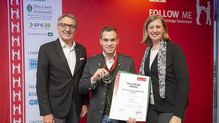 Martin Hofer darf sich über den dritten Platz freuen