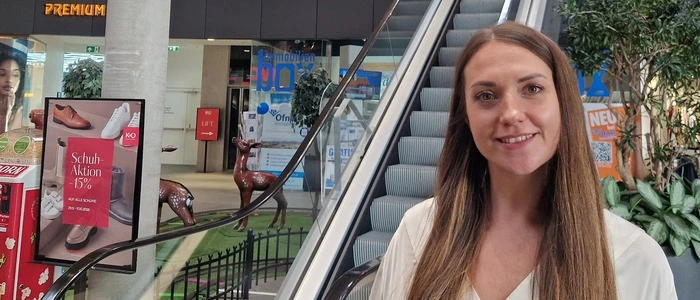 Tina Wolfsberger, die neue Center-Leiterin im WEZ