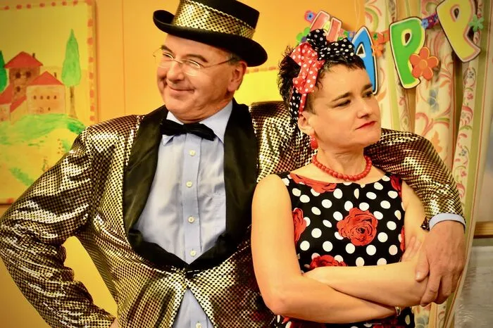 Sorgten für Lachstürme: die beiden Hauptdarsteller Jürgen Obernosterer und Christiane Hohenwarter