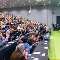 Der Hörsaal auf der Med-Uni-Graz platzt aus allen Nähten