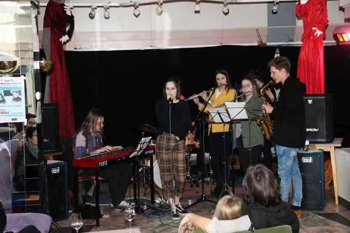 Die Formation "Black Coffee" wartete mit Jazz-Klassikern auf.