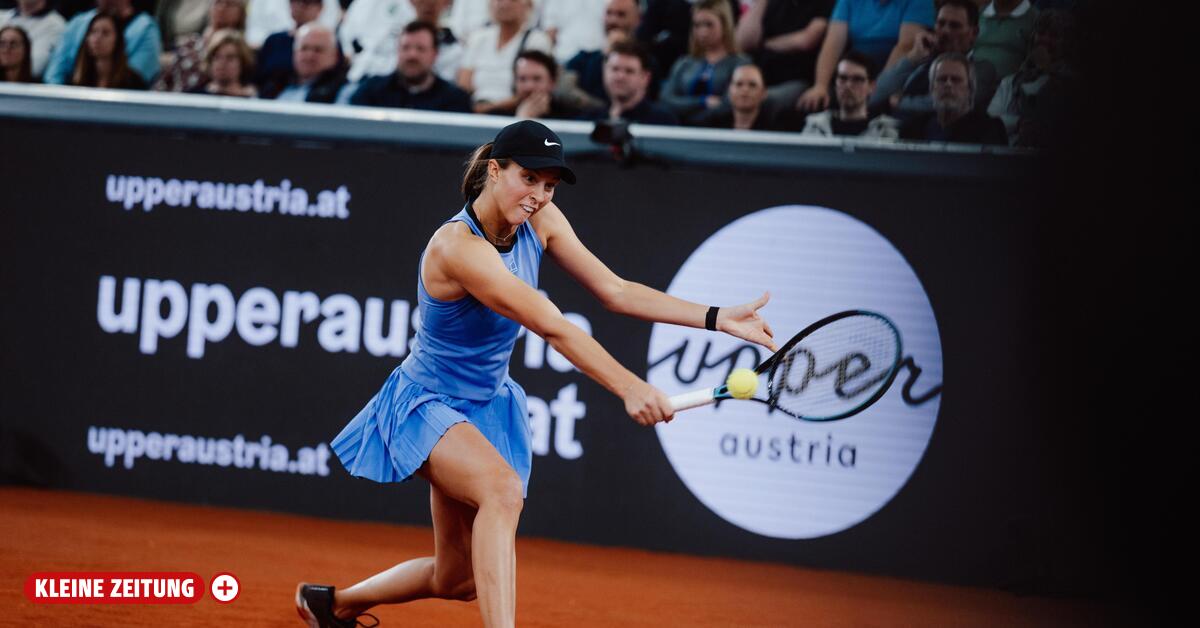Tennis in Linz: Lilli Tagger im Viertelfinale gegen Anastasia Potapova