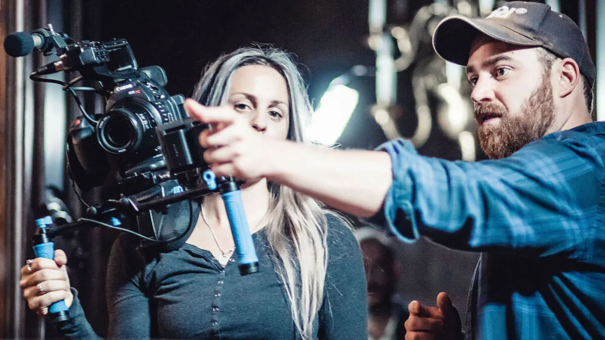 Regisseur Stefan Müller in Action