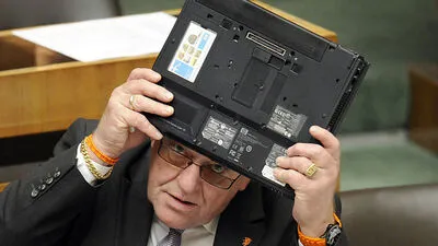 Da saß er noch fürs BZÖ im Parlament: Wolfgang Spadiut