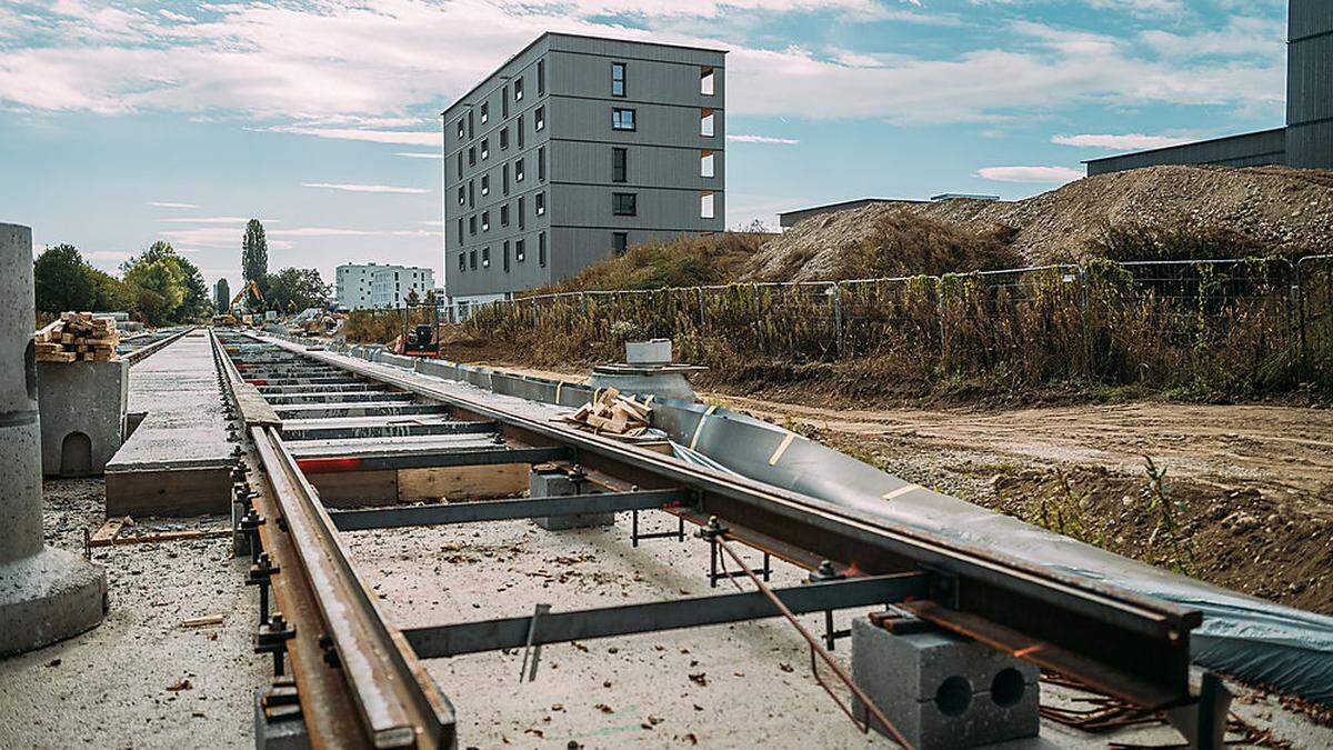 Ab Ende 2021 sollen in Reininghaus die ersten Straßenbahnen fahren