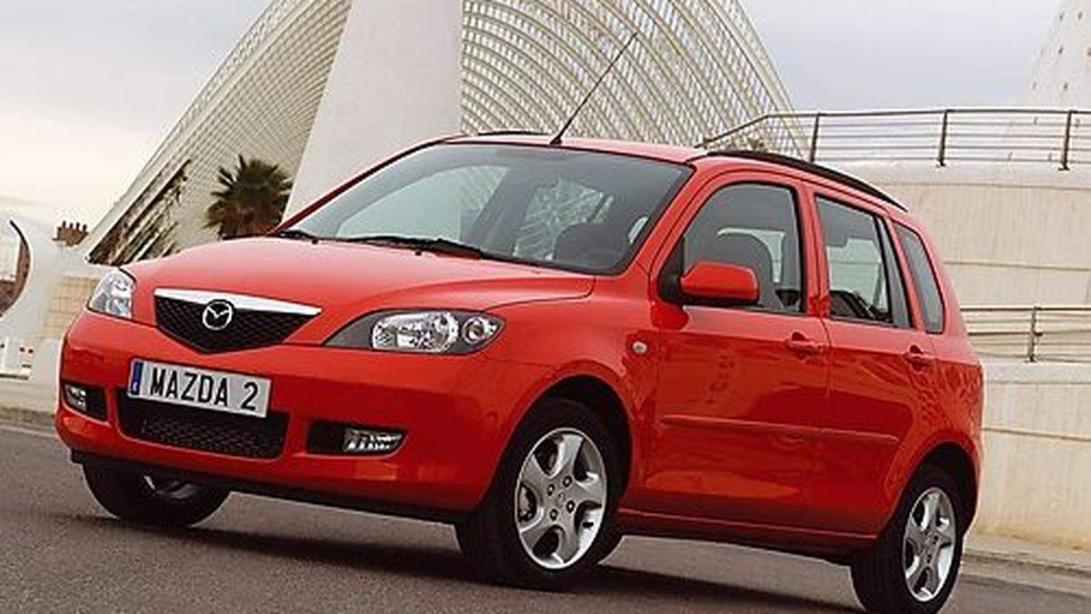 2003 bis 2007: die erste Generation des Mazda2