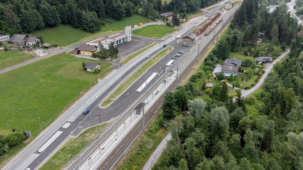 Attraktiv und kompett barrierefrei - der Bahnhof in Thal 