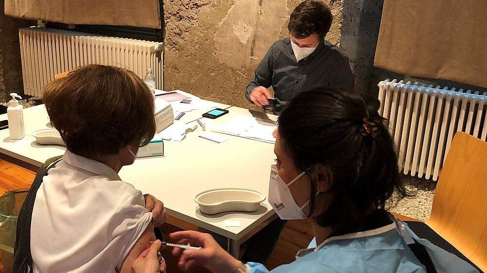 Die zweite Teilimpfung erhalten die Über-80-Jährigen in Friesach am 1. und 2. März