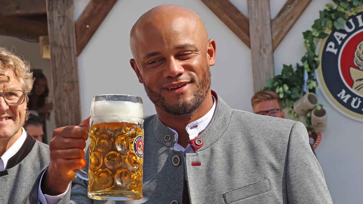 Bayern-Trainer Vincent Kompany am Oktoberfest