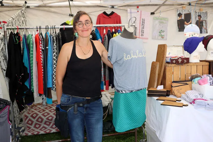 Marie Lenoble konnte sich wieder über einen erfolgreichen Start des 38.  Kunsthandwerksmarkt Ossiach freuen!