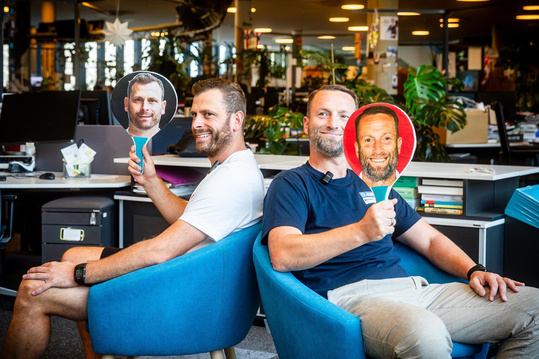 Säumel und Feldhofer stimmen sich ein: Wer würde eher - die Derby-Edition!