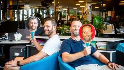 Jürgen Säumel und Ferdinand Feldhofer  | Jürgen Säumel und Ferdinand Feldhofer stellten sich einer Runde „Wer würde eher?“