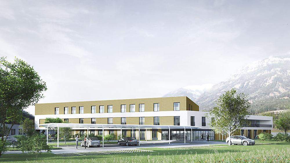 Plan des Tageszentrums für geriatrische Rehabilitation in Möllbrücke