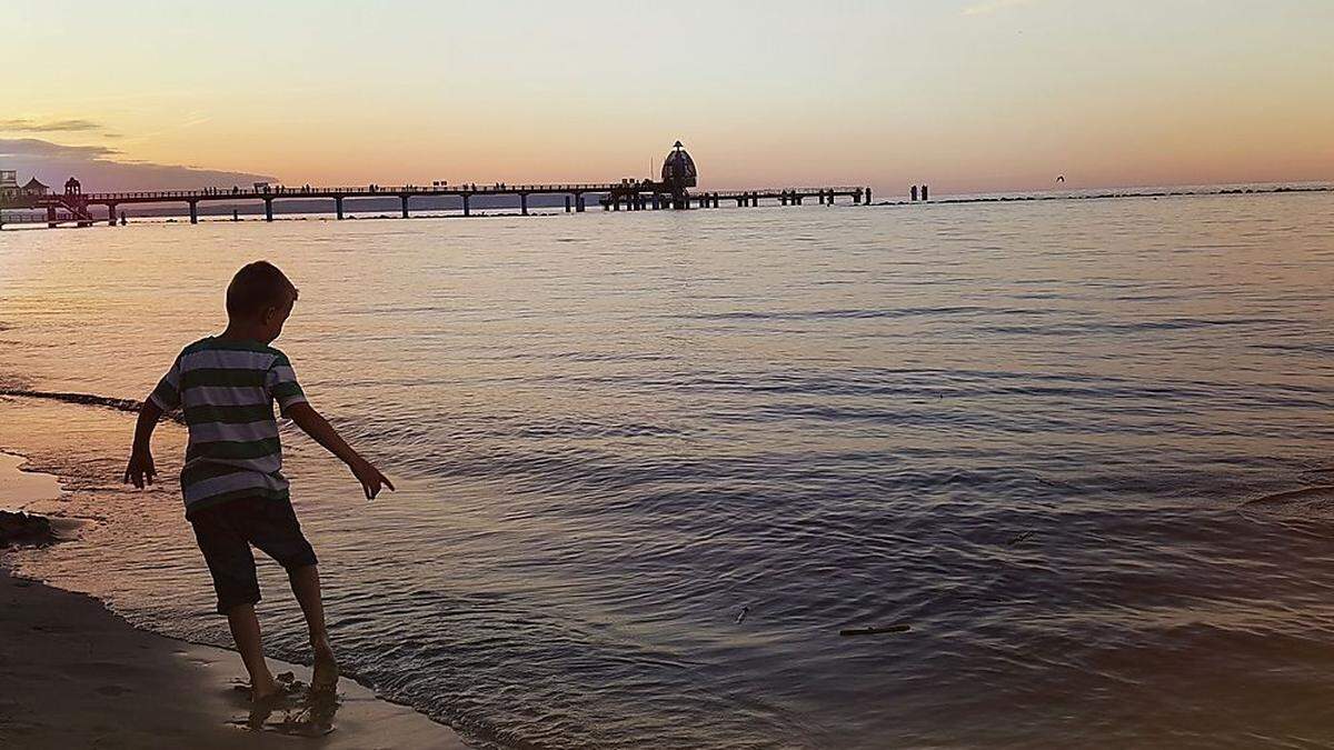 Abendspaziergang auf der Insel Rügen