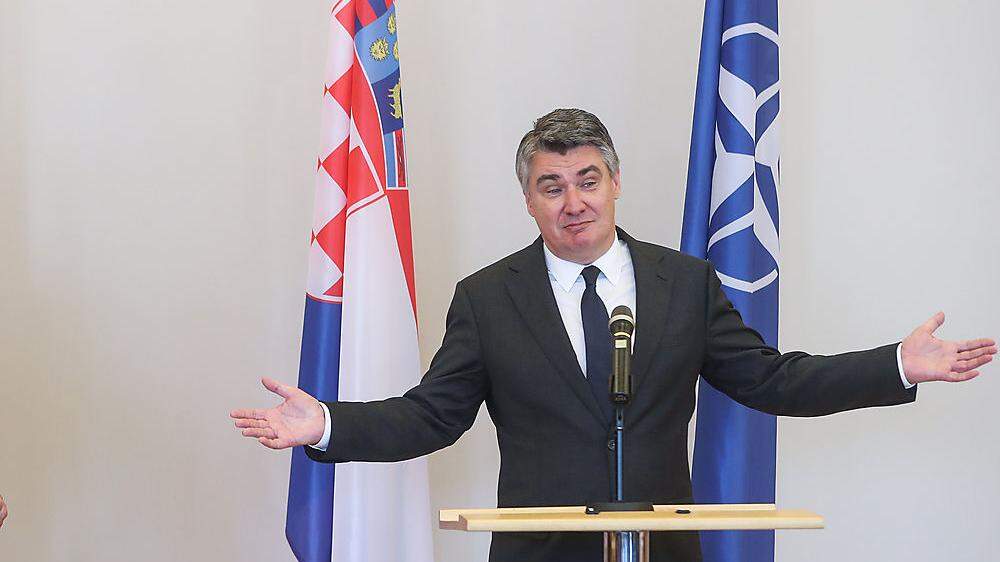 Präsident Zoran Milanović