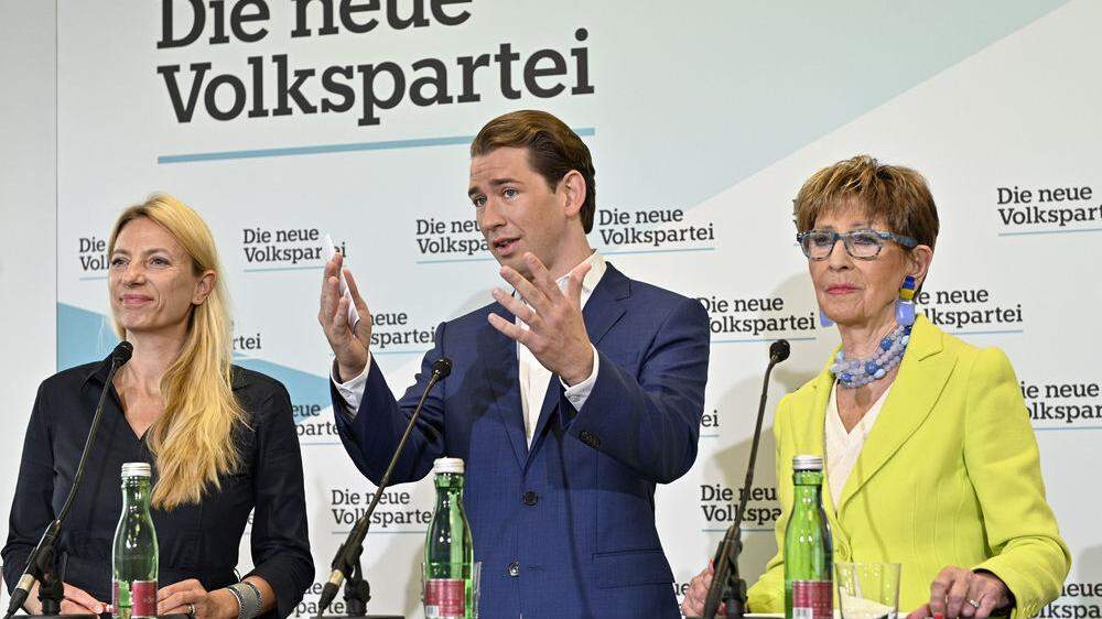 ÖVP-Chef Sebastian Kurz präsentierte am Montag das Pflege-Konzept der ÖVP