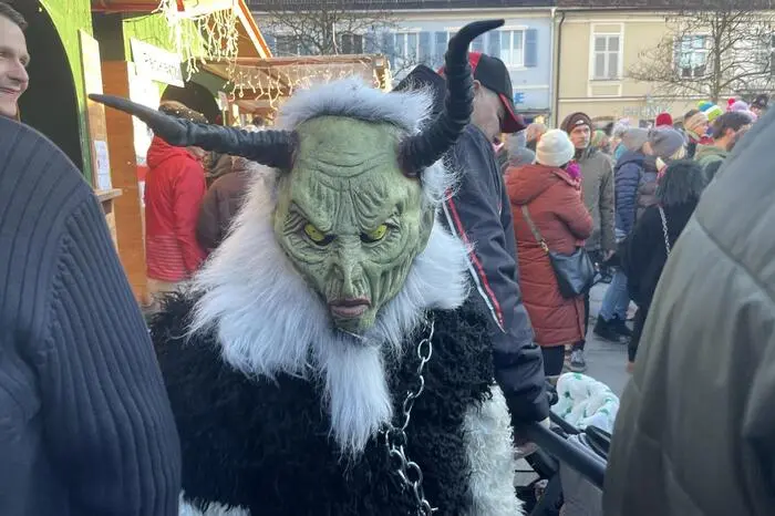 Auch die Krampusse waren mit von der Partie.