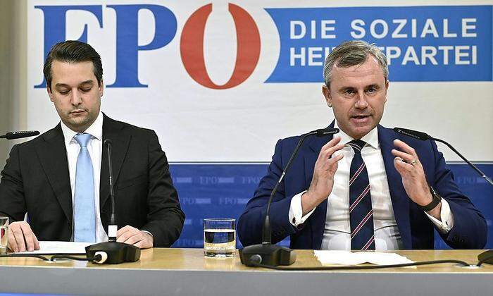 Nepp und Hofer verkünden den Parteiausschluss