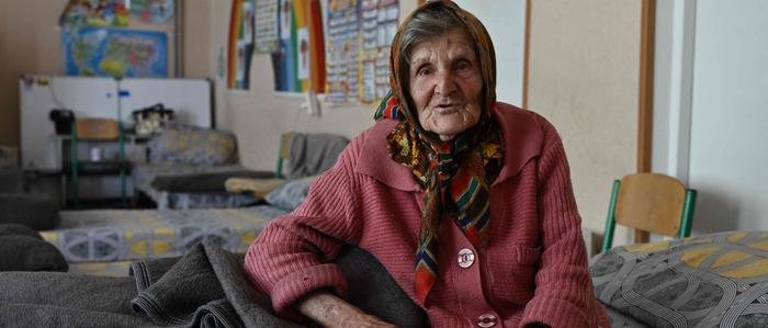 Lidia Lominowska floh zu Fuß zehn Kilometer vor der russischen Armee