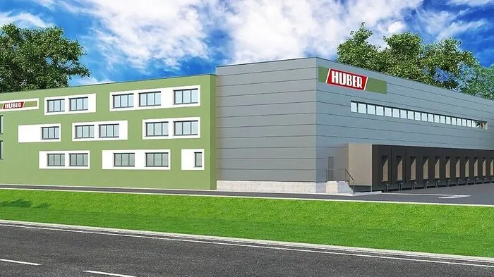 So sieht das neue Gebäude der Firma Huber künftig aus