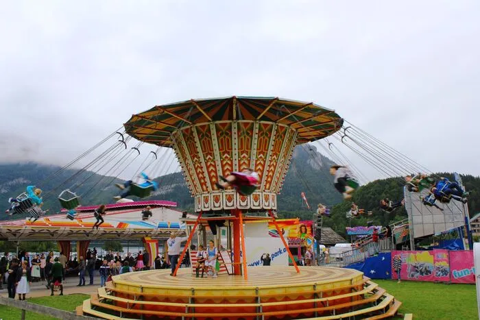 Abflug im Vergnüngungspark