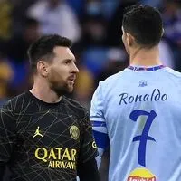 Lionel Messi (links) und Cristiano Ronaldo trafen in einem Freundschaftsspiel aufeinander