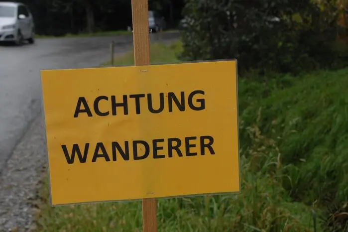 Achtung Wanderer
