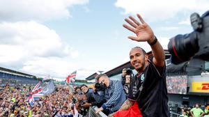 Lewis Hamilton feierte