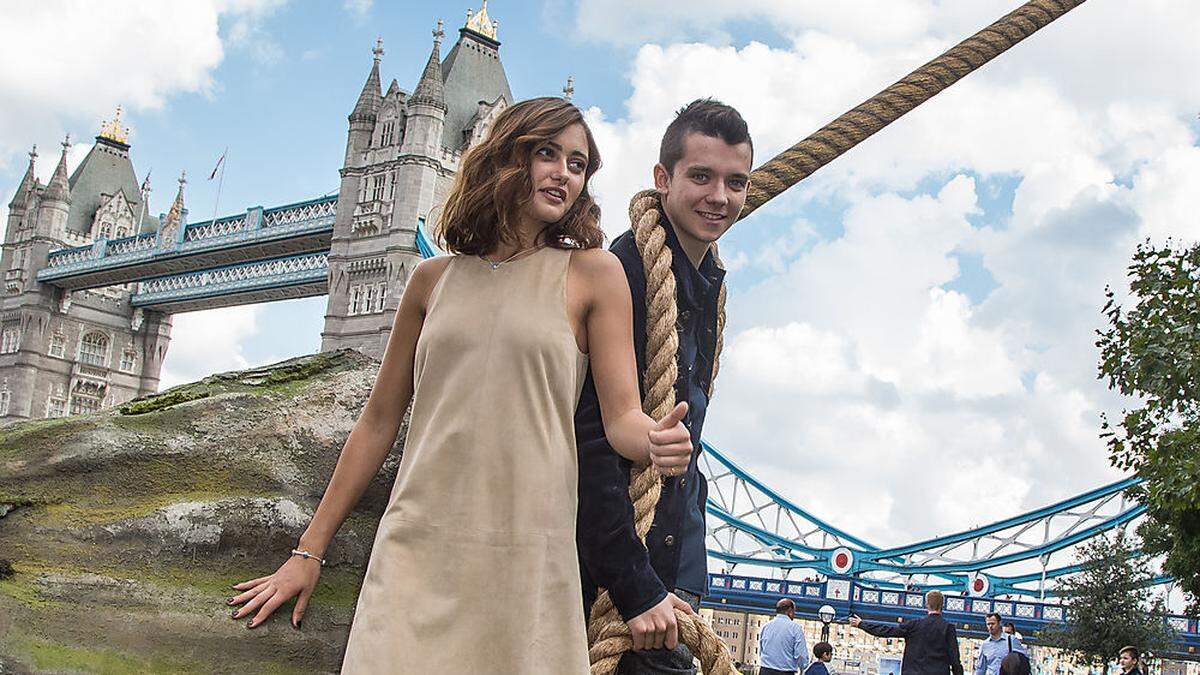 Die Darsteller Ella Purnell und Asa Butterfield bewarben &quot;Die Insel der besonderen Kinder&quot; in London.