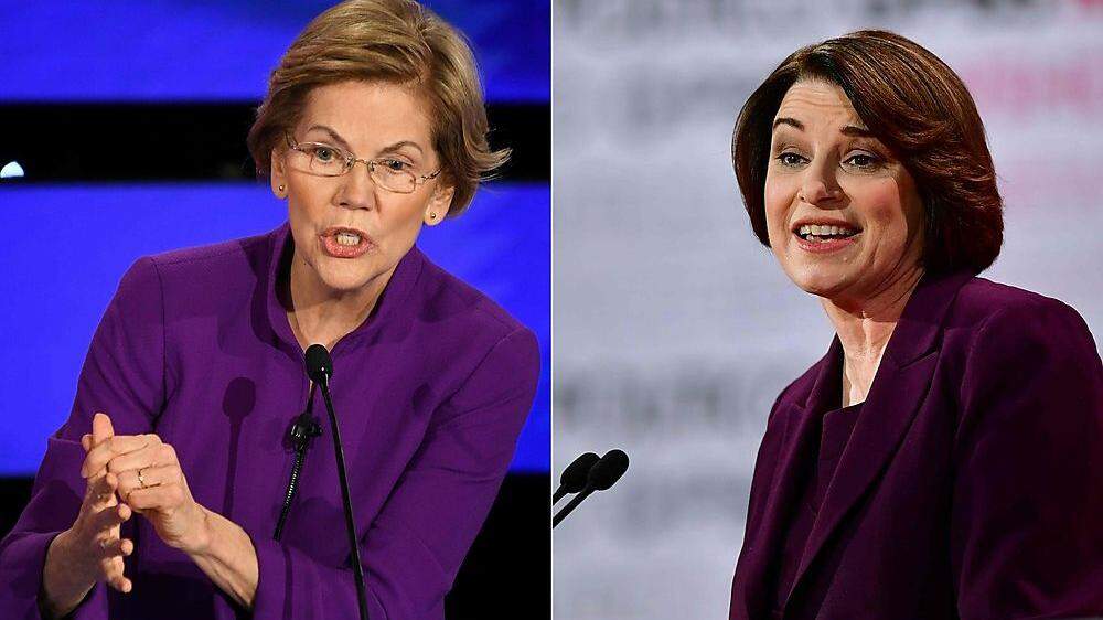 Die Favoritinnen der &quot;New York Times&quot;: Elizabeth Warren und Amy Klobuchar