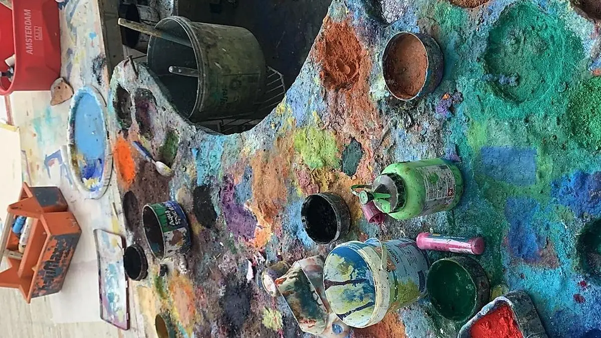 Der Klagenfurter Alois Köchl stellt in der Galerie Freihausgasse aus