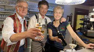 Günter, Günther und Barbara Erian bewirtschaften den Gasthof mit Leidenschaft