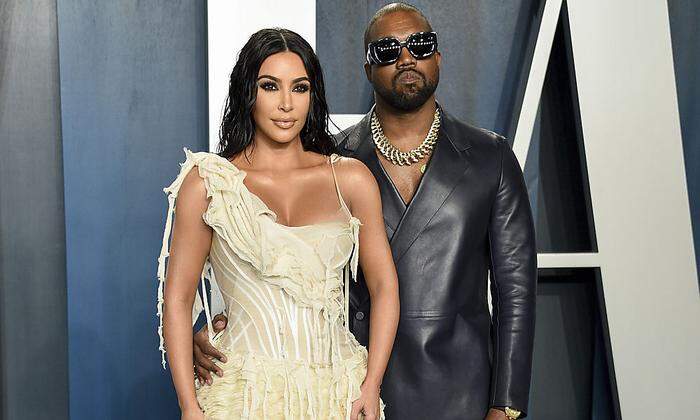 Kim Kardashian und ihr Ehemann Kanye West. 