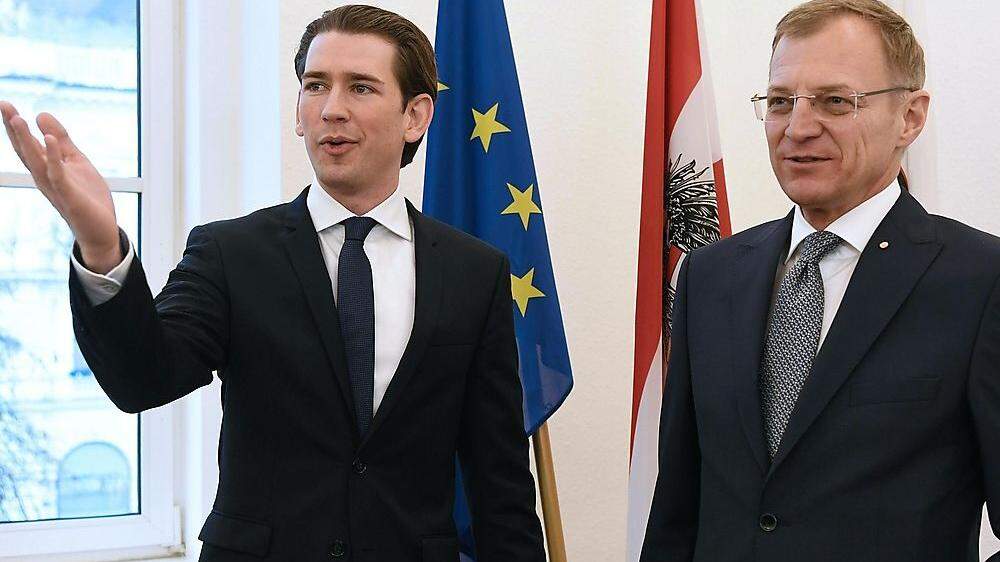 Kanzler Kurz und LH Stelzer