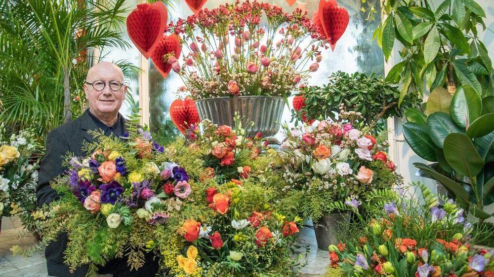 Der Grazer Rudolf Hajek (&quot;Burgflorist&quot;) ist Bundesinnungsmeister derösterreichischen Gärtner und Floristen