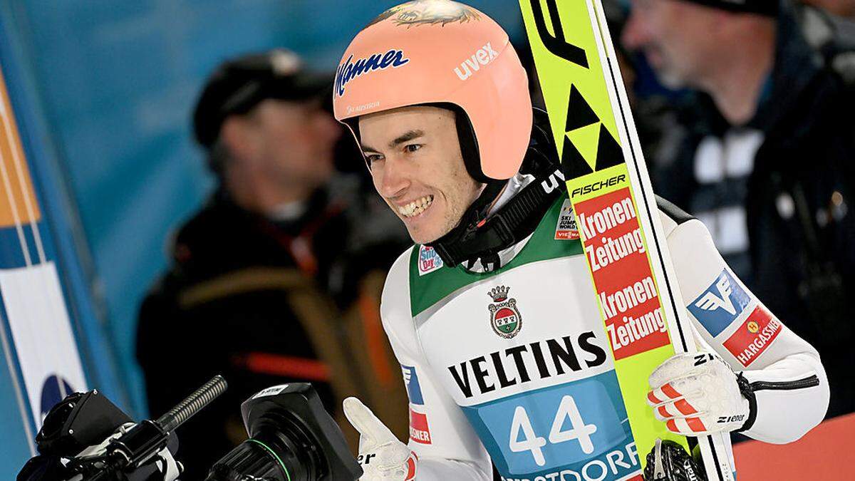Stefan Kraft flog als bester österreichischer Adler auf den fünften Rang
