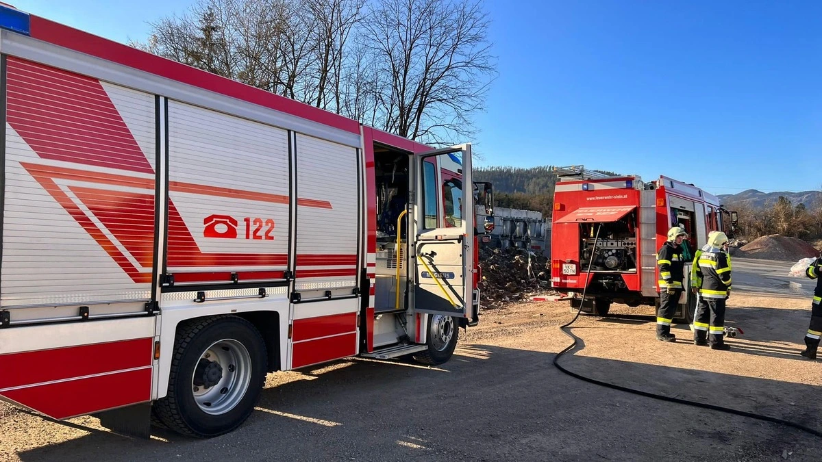 Sieben Feuerwehren waren im Einsatz